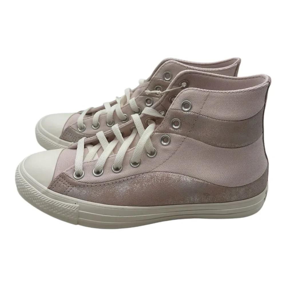 Converse Chuck Taylor All Star Suede Shimmer Shoes Womens Size 8 Blush Hush Pink